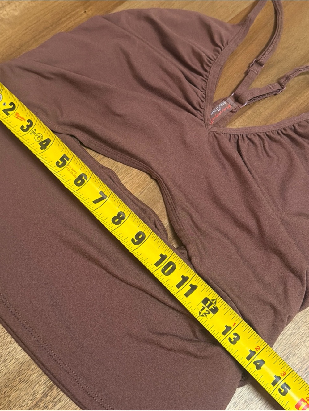 FP Movement Balancing Act Cami Cutout Tank Top Argan Oil Brown Medium - Picture 8 of 12